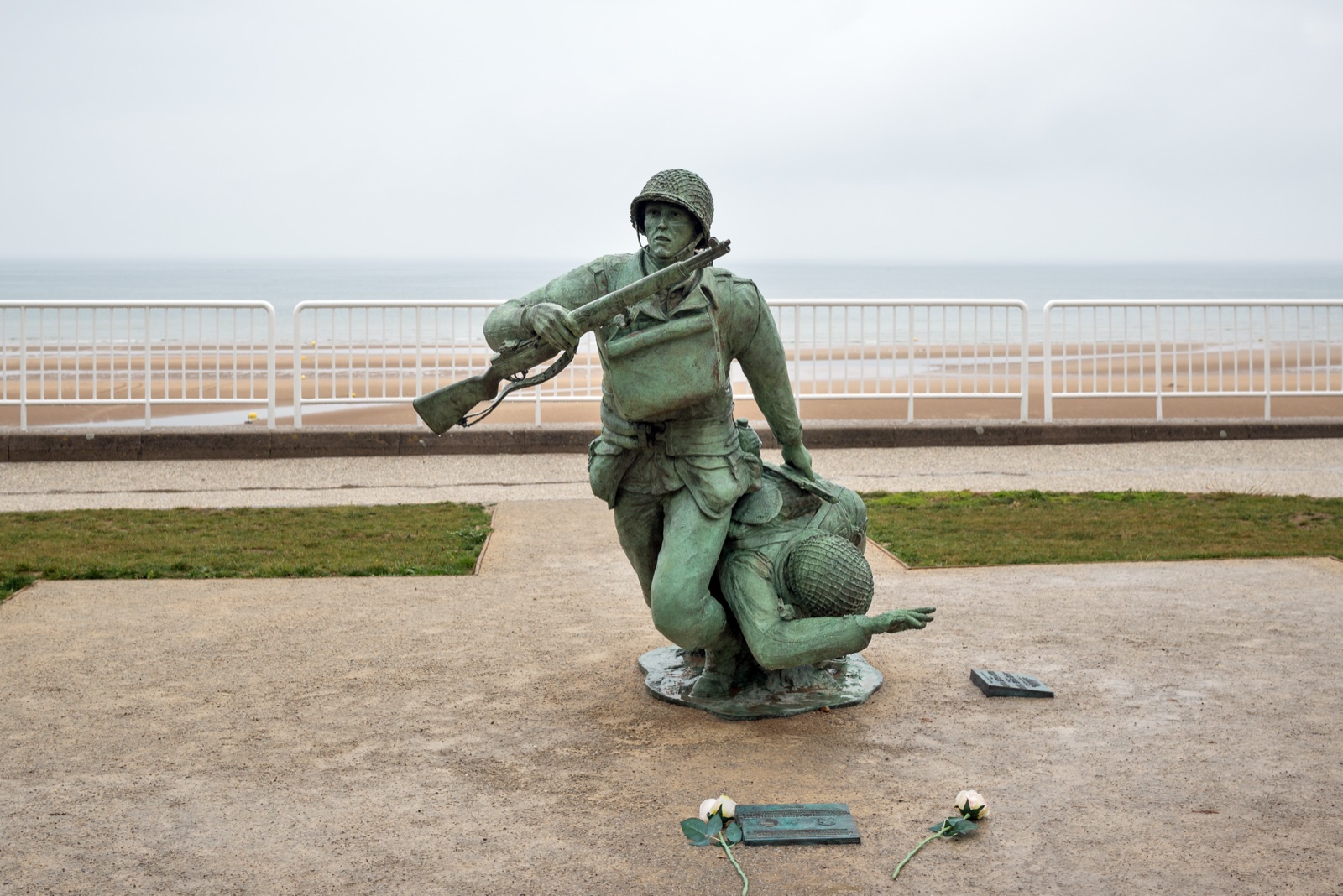Photo — mémorial des Braves, Omaha Beach
